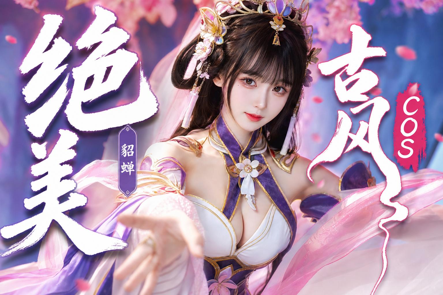 男同网-绝美古风Cosplay传媒演示貂蝉造型